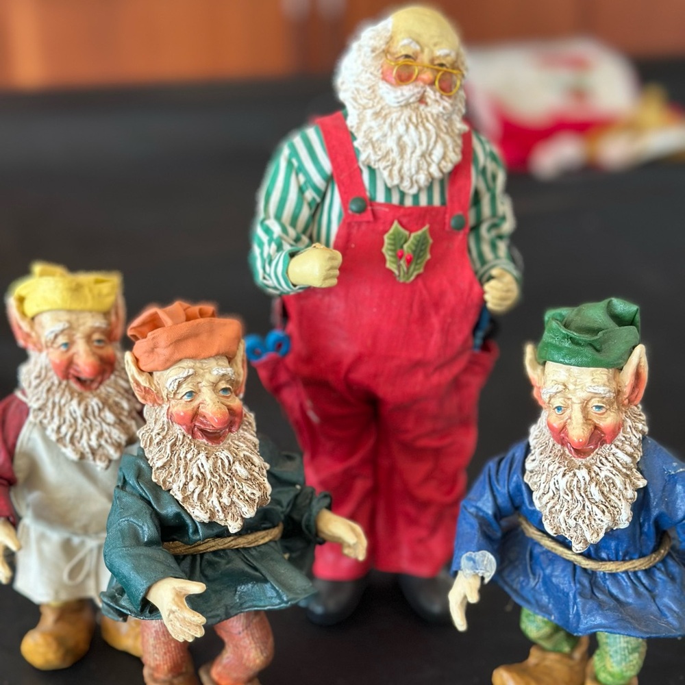Colorful Gnome Figurine Set for Kids